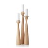 Applicata Lily candleholder, oak 24,5 cm