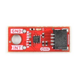 SparkFun Micro Temperature Sensor - STTS22H (Qwiic) Configurable Peripheral addresses, NIST traceability, Qwiic Micro Form Factor, Operating Voltage: 1.5V to 3.6V