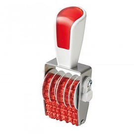 Ito Metal Works SR-DW5M Silver Rotating Stamp Day Entry Date No. 5 6 Rows (Mincho Taira)