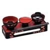 Sanmeny Buddhist Zen Set, For Buddhist Altar, Yamanaka Lacquerware, Made