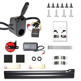Orle Oko Universal Golf Cart Turn Signal Kit for Yamaha Club Car EZGO with 9-pin Plug Wiring Harness 12v Golf Cart Blinker Kit Included Horn Brake Pad Hazard Light Switch