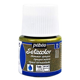 Pebeo Setacolor Textilfarbe, 45ml Colours Shimmer Bronze