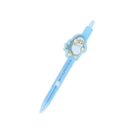 Sunstar Stationery Mofusand Ballpoint Pen, Oil Based Ink, Shark Nyan, S4656539