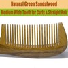 Grehge Wooden Comb with Handle Wood Comb for Women Hair