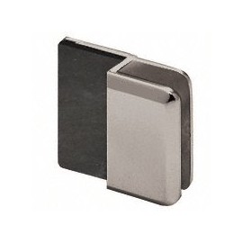 CRL Brushed Nickel Beveled Style Frameless Shower Door Stop