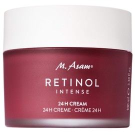 M. Asam Retinol Intense 24h Cream (100 ml) - Nourishing Face Cream for Effective Wrinkle Smoothing & Against Signs of Ageing with Hyaluronic & Shea Butter, Vegan Anti-Ageing Cream