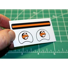 Campbell Fighting Camels Football Gumball Helmets *DIECUT DECALS ONLY* D1-AA FCS