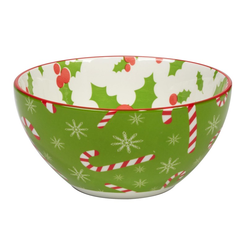 Holiday Fun 30 oz Porcelain Serving Bowls – Set of