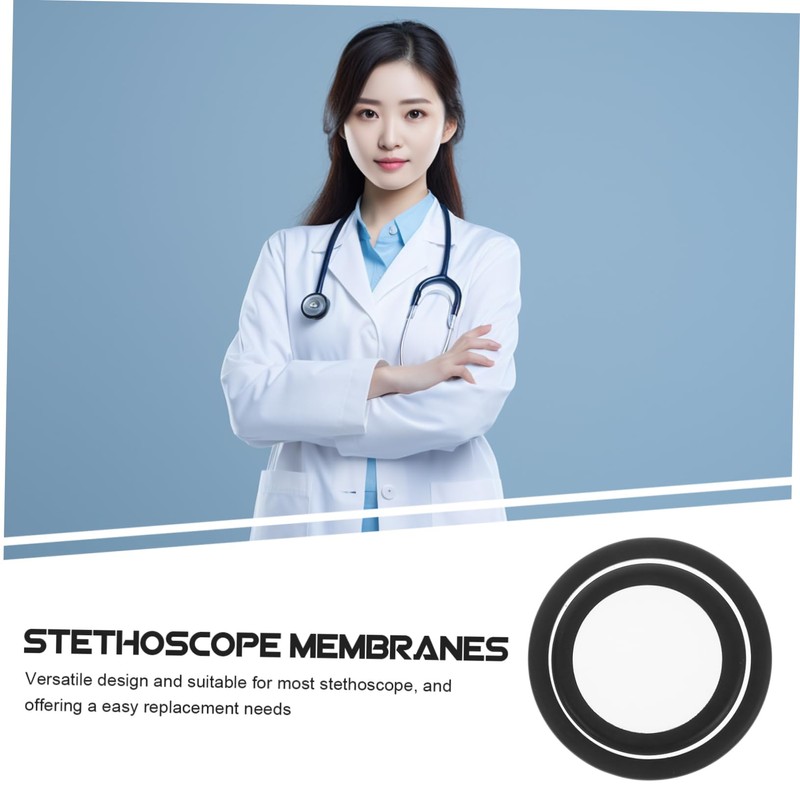 Ipetboom 2pcs Stethoscope Diaphragm Replacement Parts Floating Diaphragms for Pediatric