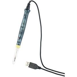 AGT Mini soldering iron: USB soldering iron with ceramic soldering tip, 450 °C, 8 watts (fine soldering iron, USB soldering iron, precision mechanics)