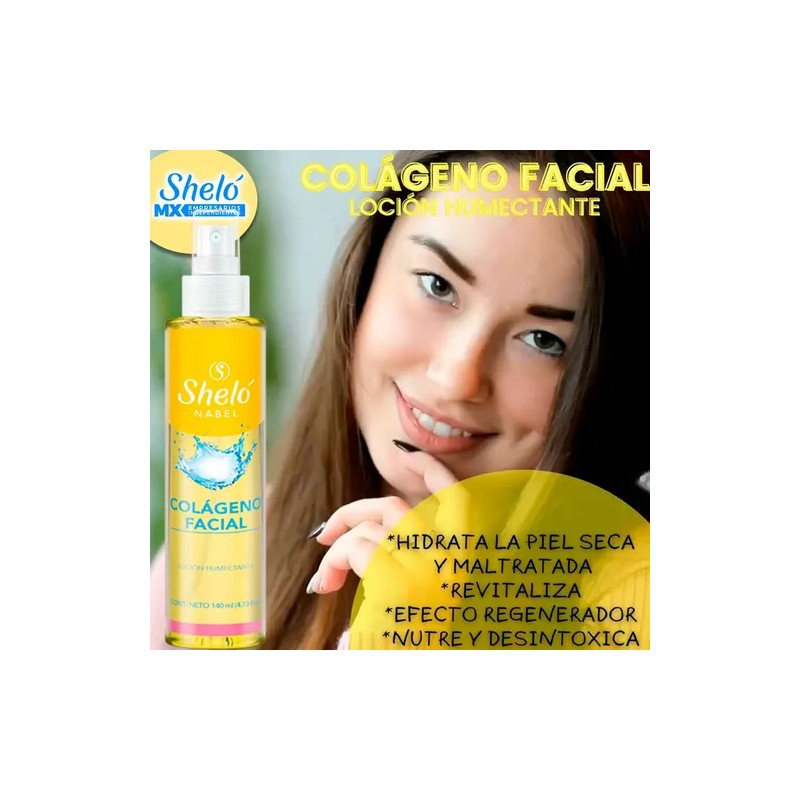 Colageno Liquido Facial Hidratante Antiarrugas 140 Ml Shelo