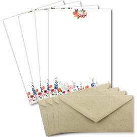Motif Package Eucalyptus Letter Paper, Din A4, Incl. Envelopes DIN C6