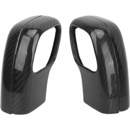 GOTOTOP 2 Uds Tapa de Pomo de Cambio de Marchas Embellecedor de Fibra de Carbono Tapa de Palanca de Cambios Cubierta para Fuerte Adherencia Protege de la Suciedad