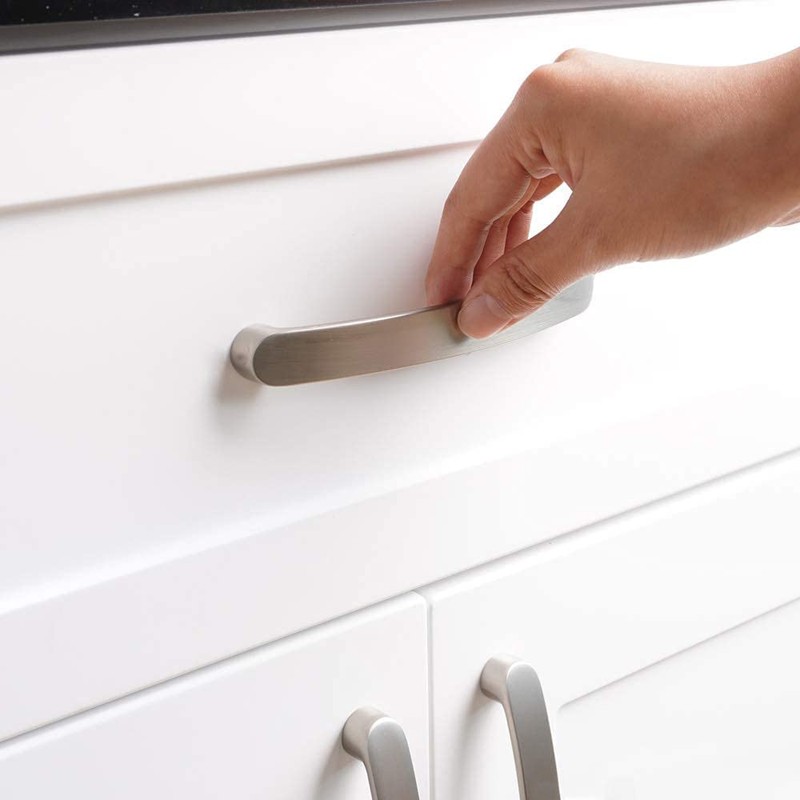 SYZOW 6 Pack Cabinet Handles Brushed Nickel Cabinet Pulls Kitchen