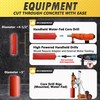1-1/2" Wet Drill Core Bits for Concrete and Hard Masonry,