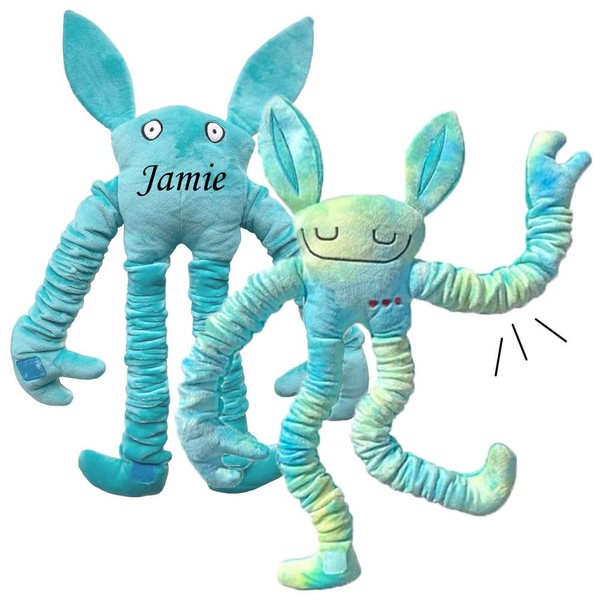 Personalized Fidget Stuffed Animal Stretchable Pop Tube Sensory Toy Plush