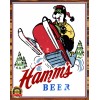 Hamm's Beer - Snowmobile - Rare - Metal Sign 11