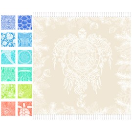 Oversized Turkish Beach Towel Blanket XXL Cotton Sandproof Towels Boho Woven Extra Large Big Sand Free Giant Throw Thick Blankets Huge Quilt XL Picnic Camping Necessities Cloud For Adult Gifts