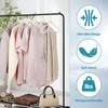 UNEED Ivory Velvet Hangers with Golden Hooks, 36 Pack -