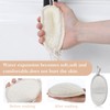 Nogeqi 4 Stück Luffa Schwamm Douche, Loofah Sangle Dos Aus