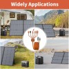 MHPOWOS Portable Solar Charger 400W 220W 110W Solar Panel Charger