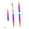 Outanaya 2Pcs Gradient Nail Art Pen Durable Nail Gel Brushes