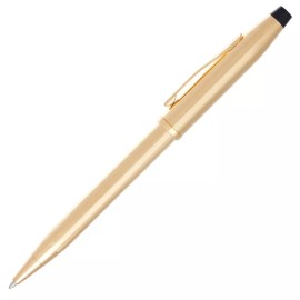 Cross Century II Ballpoint Pen, 23k Gold Plated, New In Box