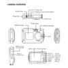 Underwater Digital Camera, 2.7K 48MP Waterproof Digital Camera with HD