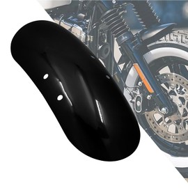 HDBUBALUS Motorcycle Front Fender Mud Flaps Mud Guards Mudguard Iron for Harley Sportster Forty Eight 48 XL1200X XL 1200 2010-2022 Glossy Black