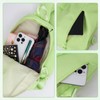 FuninCrea Crossbody Bag Women's 3-Layer Zip Pocket Shoulder Bag Women's