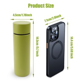 1 x Mini Water Bottle Dopper, 150 ml Mini Coffee Thermos Flask, Small Capacity Portable, Drink Water Bottle, Thermos Flask, Stainless Steel, Mini Cute Coffee Bottle, Small Capacity, Portable