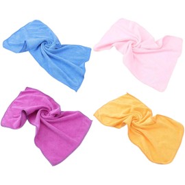 DECHOUS Toallas de Fibra de Bambú para 4 Piezas, Absorbentes de Agua y Suaves, Ideales para Nuevos Padres y Uso Protector Diario Color Aleatorio