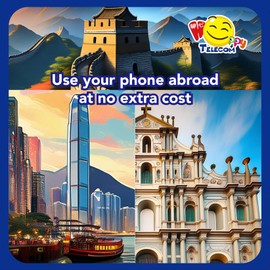 Free Test 150MB 1Day in USA | Happy China, Hong Kong, Macau 30Days Unlimited Data Sim Card | 15GB of 5G High-Speed Data Then 128kbps | Support Google, Whatsapp, Facebook, Instagram and More