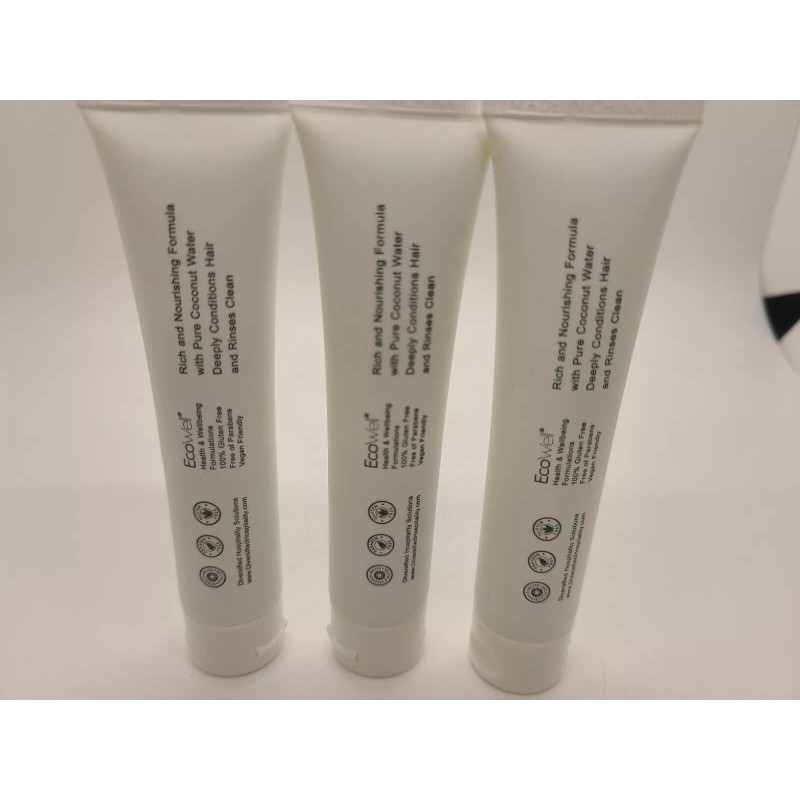 Ecowell Infuse Conditioner x3 white tea & coconut travel size