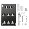 Hlyjoon Tow Hook Number Plate Mounting Bracket Car Front Bumper