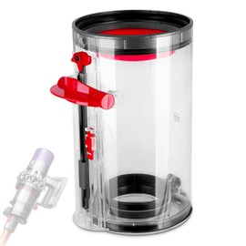 SQLJYU Transparenter Staubsammeltopf f1r Dyson V10 SV12 SV13 SV27 Staubbeh?lter, f1r Dyson Staubsauger Zubeh?r Ersatzteile Aufsatz, Staubsaugereimer f1r Dyson Staubsauger Ersatzteile