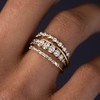 RLMOON Stackable Gold Rings for Women Non Tarnish Dainty 14K