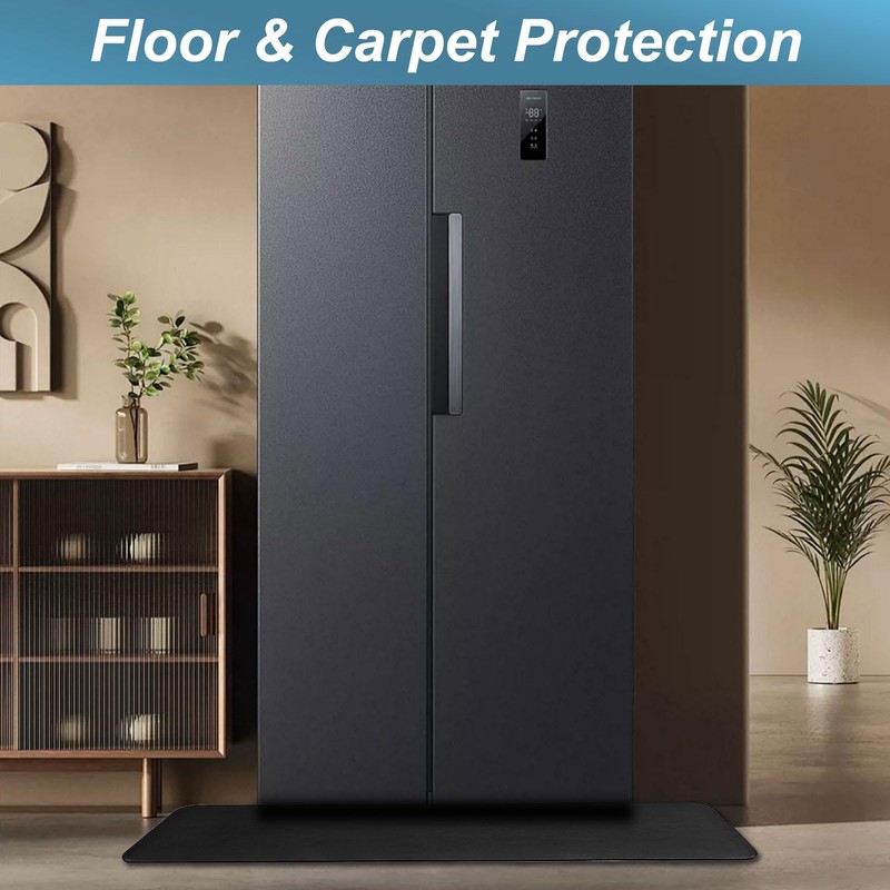 Refrigerator Spill Floor Liner Mat,37'' x 8.66'',Diatomaceous Earth Splash Guard