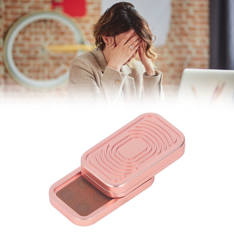 Magnetic Metal Slider ADHD Adults Fidget Decompression Toy Haptic Coin