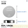 PoundMax AG4 LR626 Batteries 1.5v Alkaline Button Cell Battery -