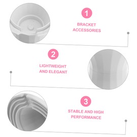 NOLITOY Mini Desktop Speaker Holder with Cable Management Stylish and Practical Speaker Frame for Living Room Kitchen Bedroom and Study Compatible with Apple Mini