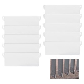 Slat Curtain Weight Plates Pack of 10 Slats Weights 127 mm Vertical Blind Replacement Part White Vertical System for Vertical Blind Curtain Door Window Accessories