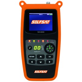 Selfsat SM 8000 Camping Satfinder HD DVB-S + DVB-S2 8PSK SAT Meter EU