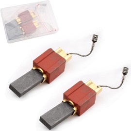 RUNCCI-YUN Set of 2 Motor Carbon Brushes Washing Dryer Carbon Brushes for Miele Washing Machine Series W700 / W800 / W900 / Meteor 2061 / W961 / Mondia 1261 / Primavera and Other Models