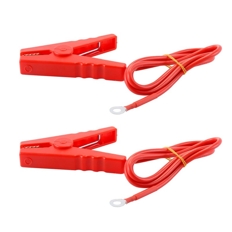 Hoite 2Pcs Electric Fence Energiser Leads Solar Compatible Heavy Duty