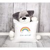 MoonWorks® Cushion Cover Rainbow Everything Will Be Good Courage Gift