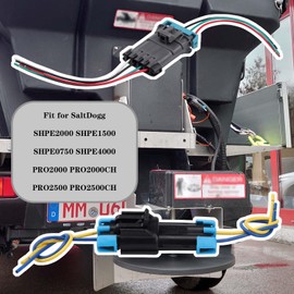 GYUPTRK Auger/Spinner Wire Repair Harness Fit for Buyers SaltDogg SHPE2000 SHPE1500 SHPE4000 PRO2000 PRO2500 Male and Female Kit, Spinner and Auger Kit Replace 3017233 3017238