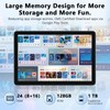Raemond Android 15 Tablet 10 Inch, 24GB RAM+128GB ROM/1TB Expandable,