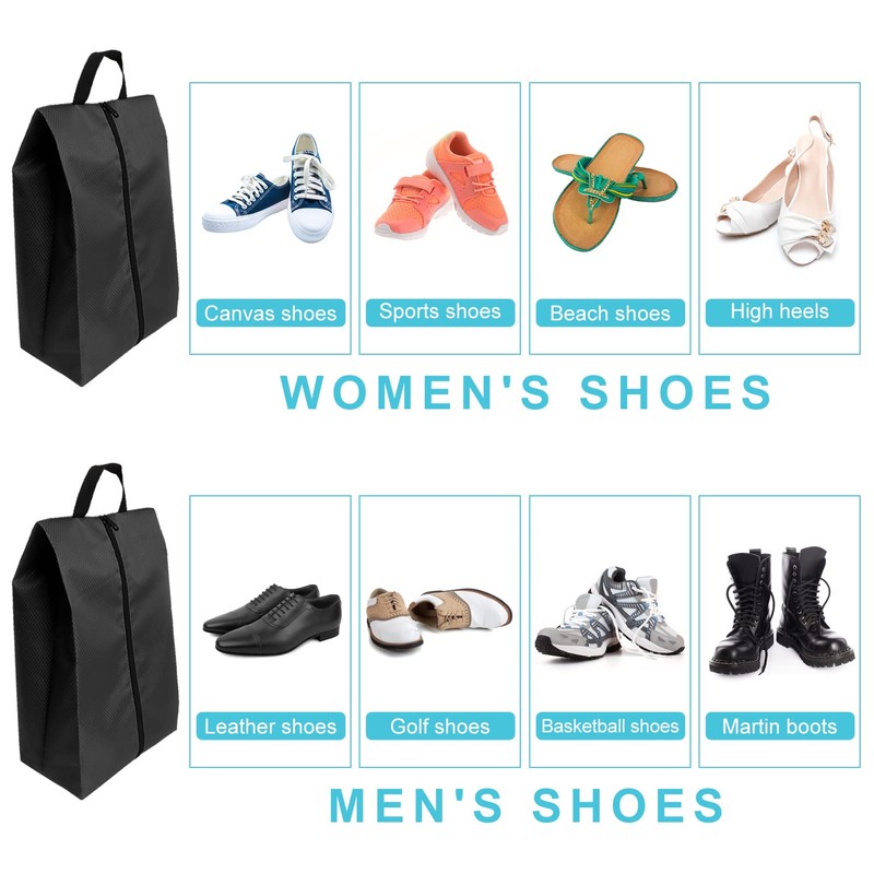 3-Piece Shoe Bag, Large Capacity Waterproof Shoe Bag, Portable Travel