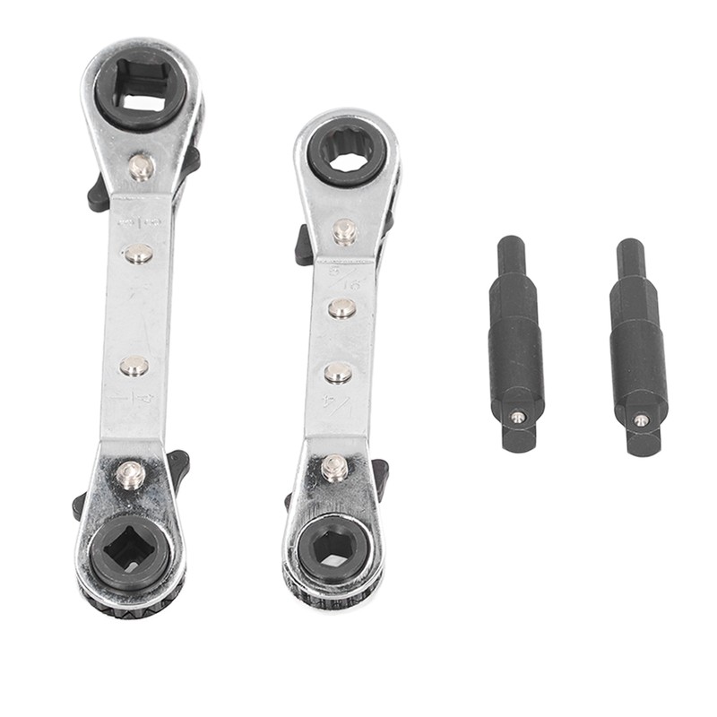HVAC Service Wrench 3/8 to 1/4in 5/16 to 1/4in Stainless
